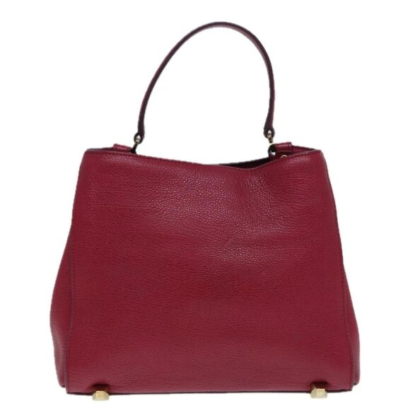 MCM Hand Bag Leather 2way Pink Gold Auth - Picture 2 of 15